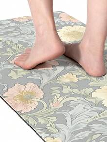 DAJIANG 1pc Bohemian Vintage Kitchen Runner Rug, Non-Slip Rubber Backing, Washable Kitchen Mat, Thickened Kitchen Floor Mat Carpet, Suitable For Hallway, Laundry Room, Holiday Room Decor - Multicolor - View 8