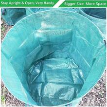 3-Pack Professional Lawn Mower Bags, 137 Gallons, D34 X H34 Inches, With Gardening Gloves, Extra Large Reusable Leaf Bag, Grass Clippings Bag, Container - 如圖所示 - 查看 5