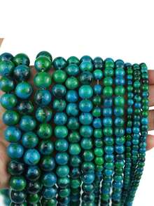 Natural Phoenix Stone Beads Crafting 6 8 10mm Round Gemstone DIY Accessories Charms For Bracelets Necklaces Jewelry Making Supplies,Gifts - Multicolor - View 7