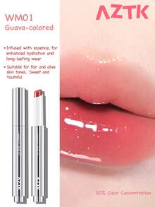 AZTK Yuguang Long-Lasting Lip Jelly, Efek Mengisi Bibir, Lebih Melembapkan dan Tidak Lengket, Cocok untuk Riasan Sehari-hari - WM01 - View 1