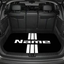 1 pieza Alfombra personalizada para el maletero del coche con diseño a rayas, adecuada para coches, SUV y camiones, diseño minimalista y de moda, fácil de limpiar, accesorio interior automotriz, mejor regalo para el Día del Padre, Navidad, Día de San Valentín - Todo el año, ideal para entusiastas del automóvil - C - Ver 5