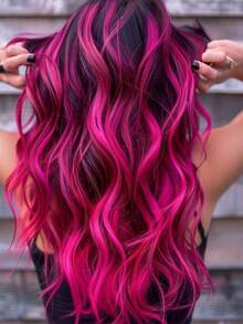 COSMI MILANO Made In Spain 125ml Spray, Temporary Hair Dye 125ml, 5 Vibrant Colors, Easy To Apply And Remove With Shampoo, Light, Long-Lasting And Gentle On Hair Formula, Create Your Exclusive Look For Summer, Beach, Parties And Holidays, Creative Festivals And Special Evenings, Unique And Personal Style. - FUCSIA 205x1pz - View 4