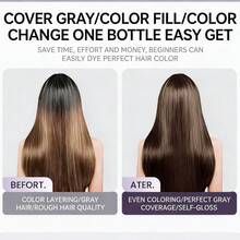 Raspberry Red Plant-Based Hair Dye | Home Use, Damage-Free, Easy To Color, High Color Intensity, Long-Lasting Effect - Multicolor - View 8