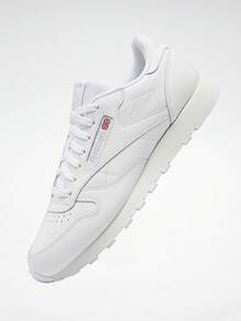 Reebok White Cl Lthr Men's Children's Tennis Shoes - White - View 1