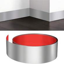 1件 6cm X 3m 不鏽鋼門踢腳板 - 易於清潔,適用於室內外門,提升家居裝飾 - A - 查看 2