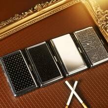 Portable Design, Suitable For Thick, Medium, And Thin Cigarettes, Equipped With A User-Friendly Clip - Lychee Pattern - View 1