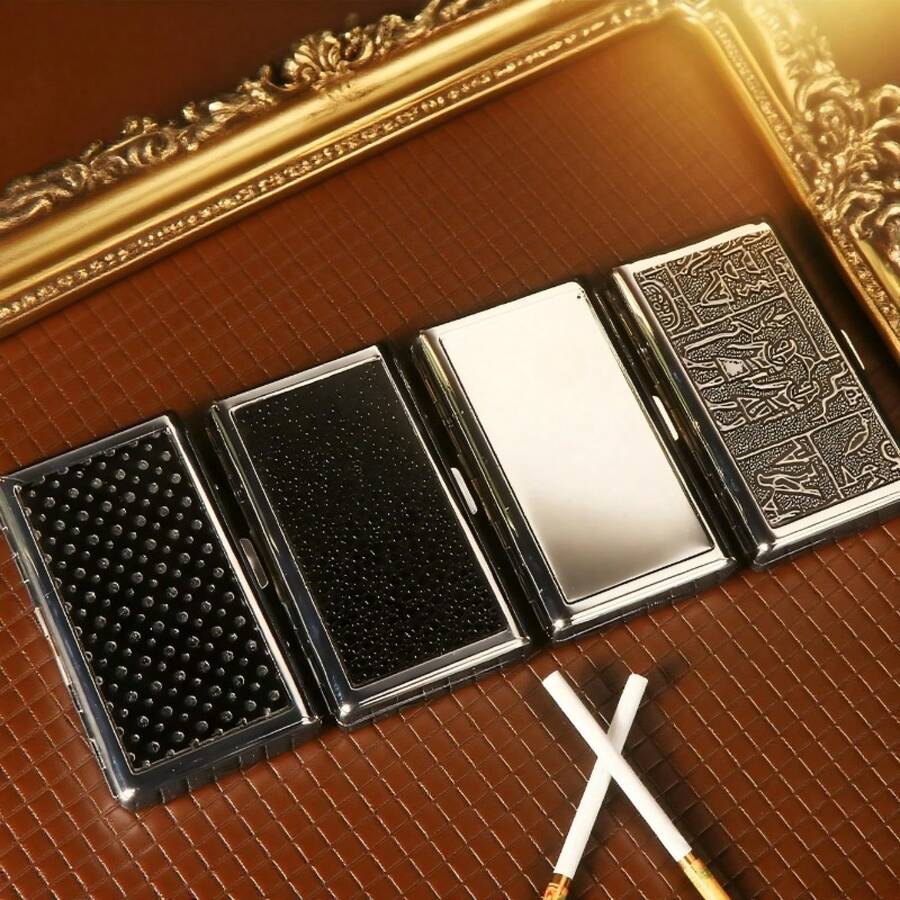Portable Design, Suitable For Thick, Medium, And Thin Cigarettes, Equipped With A User-Friendly Clip - Lychee Pattern - View 1