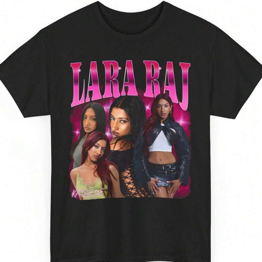 2026 Lara Raj Retro Tee - Katseye Merch - Back 6 - View 1
