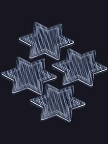 4件組 2.6mm Perler 珠子模板 像素藝術拼圖珠 DIY 工具 - B - 查看 1