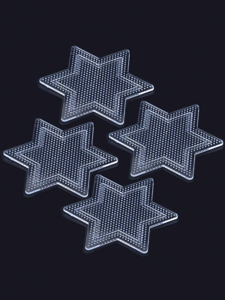 4件組 2.6mm Perler 珠子模板 像素藝術拼圖珠 DIY 工具 - B - 查看 1