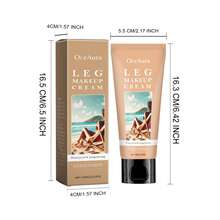 OceAura 3-Color Body Tinted Moisturizer For All Skin Types – Skin Tone Evening Coverage With Moisturizing Benefits, Lightweight Water-Resistant Long-Wearing Formula For Smoothing Skin Appearance, No-Transfer Natural Finish, Suitable For Face & Body - Khaki - View 4