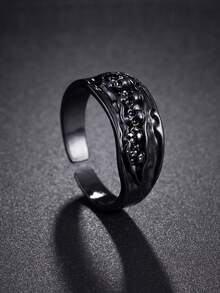 1pc Punk Vintage Skull Ring - Skull - View 8