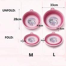 SANRIO 1 Set Official Foldable Water Bowl And Spoon, Lightweight Space-Saving Portable For Travel, Multi-Scenario Use - Multicolor - View 2