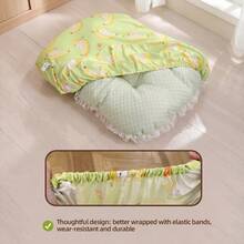 Ice Silk Pet Bed Cover - Removable & Washable - Stain-Resistant & Bite-Resistant - Cute Cartoon Pattern - Multiple Sizes - Suitable For Puppies, Kittens And Small Dogs - XL - View 4