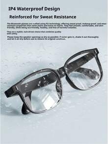 Lenovo GL2 Smart Audio Glasses – Open-Back HD Audio Quality, Touch Controls, Lightweight And Versatile, Suitable For Wearing From The Office To Outdoor Travel. - View 2