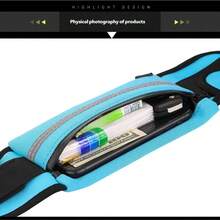 1 buah Tas Pinggang Neoprene Tahan Air Warna-warni untuk Pelari - MultiWarna - View 8