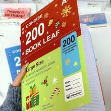 1本 A4尺寸高品質筆記本，學生練習草稿粗線筆記本，返校用品 - 多色 - 查看 6