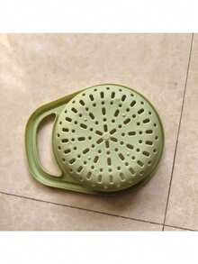 1pc Kitchen Double Layer Colander Basket Fruit And Vegetable Washing Basin Multifunctional Plastic Basket For Washing And Draining - One Size - View 6