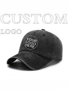 Customized Letter Printed Baseball Cap - Unisex Lightweight Adjustable Buckle Hat, Personalized Logo, Urban Street Style, Father's Day Gift - Multicolor - View 7