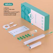NATFIRE Ear Pick Set Visual Ear Cleaning Kit With Mini Camera&LED Lights Endoscope Ear Care Kit Ear Cleaner Spoon Spiral Earwax Removal Tool Wireless Otoscope For Business And Travel Personal Care Birthday Gift For Friend Family For Iphone&Android Phone - Multicolor - View 15