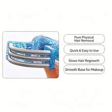 1pc Manual Spring Facial Hair Remover, Portable Upper Lip, Chin And Cheek Hair Removal Device, Gentle Home Hair Removal Tool, Beauty Travel Essential, Shaver, Wax Strips, Dermaplaning Tool, Hair Removal Set, Adult Women Facial Shaver, Razor, Pink - Multicolor - View 9