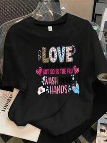 Halloween Graphic T-Shirt - Black - View 1