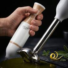 Adler Hand Blender Immersion Blender Stick Blender Soup Blender 500W 2 Speed Settings Stainless Steel Blade Detachable Blending Foot Cream Soup Puree - EU E Type Plug(220-240V) - View 1