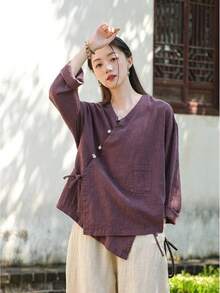 Women Tops - Purple - View 2