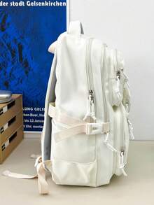 New Luminous Design Fashionable Minimalist Casual Travel Backpack, Large Capacity Multifunctional Couple Backpack Suitable For Multiple Occasions - Multicolor - View 4