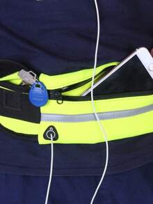 1 buah Tas Pinggang Neoprene Tahan Air Warna-warni untuk Pelari - MultiWarna - View 6