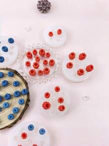 Moldes de silicona con forma de arándanos, frambuesas y moras - multicolor - Ver 2