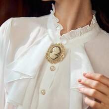 Women Blouses & Shirts - Bordeaux - View 4