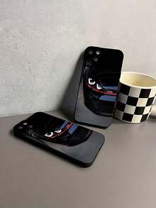 Golf GTI negro con temática deportivafunda de teléfono Fundas compatibles con ,Apple,VIVO,OPPO,,, y Honor.Fabricadas en silicona TPU,ofrecen protección contra golpes y caídas. - Negro - Ver 7