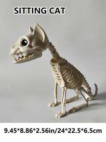 Halloween Decorations: Realistic Bat Skeleton And Scary Bat Skull - Haunted House Party Atmosphere Props, Home Hanging Decor; Suitable For Halloween Themed Party Backdrop Arrangement, Also Suitable For Autumn/Winter Season And Christmas Holiday Decor. - Multicolor - View 7
