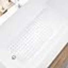Blue Anti-Slip Shower Mat, Extra Long Non-Slip Tub Mat With Suction Cups & Drain Holes, Ty Bath Mat For Kids & Elderly, Waterproof & Mildew-Resistant, Durable  Material, Provides Secure Grip In Wet Areas, Prevents Slips & Falls, Comfortable Textured Surface For Foot Massage, Ideal For Bathtubs, Showers, Spa & Bathroom Floors, Home Ty Essentials, Great For Families, Pets & People With Mobility Issues, Suction Cups Keep It Firmly In Place, Drain Holes Allow Water To Flow Through, Easy To Rinse & Hang Dry, Odor-Resistant & Long-Lasting, A Must-Have For Every  Bathroom - Nhiều màu - Xem 12