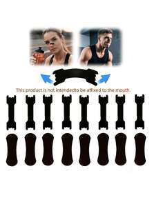 174/10pcs Breathable Sports Nasal Strips (Style 1 57pcs + Style 2 58pcs + Style 3 59pcs) For Exercise, Jogging, Fitness, Daily Use, Comfortable Wear, Non-Slip, Breathable - Multicolor - View 7