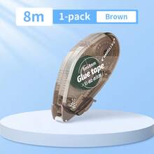 Transparent Double-Sided Tape With Large Capacity Dot Tape -8mm Wide, Suitable For Office Sticker Pasting, Not Easy To Fall Off, Book Album Double-Sided Tape - Multicolor - View 12