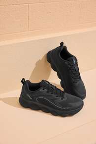 XTEP Bouncy Shoes | Men's Running Shoes New Arrival, Lightweight Sports Shoes, Retro Chunky Sneakers, Thick Sole, Versatile Outdoor Shoes, Black - Black - View 7