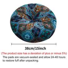 1pc Bohemian Style Round Floor Mat/Cushion - Vibrant Mandala & Floral Design, Thick Polyester Fabric, Suitable For Living Room Or Bedroom, Home Decor Chair Cushion Chair Seat Cushion Chair Pillow Cushions Office Chair Gaming Chair - Multicolor - View 9
