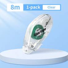 Transparent Double-Sided Tape With Large Capacity Dot Tape -8mm Wide, Suitable For Office Sticker Pasting, Not Easy To Fall Off, Book Album Double-Sided Tape - Multicolor - View 13