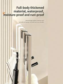 Over-The-Door No Drill Hooks, Heavy Duty ABS Plastic Hangers With 3-5kg Load Capacity, Waterproof Rustproof Organizer Hooks For Towels, Coats, Hats, Bags & Accessories, No Installation Door Hooks For Bathroom, Kitchen, Bedroom, Entryway & Dorm, Modern Minimalist Home Storage Solution - Multicolor - View 10