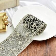 Modische Cut Out Spitzenborte, Stoff für Kleidung und Vorhänge, dekorative Accessoires, handgefertigte Haaraccessoires, Schleifenaccessoires - Blumen - Übersicht 11