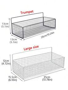 2 Sets Bathtub Toy Storage Racks And Organizers, 2 Packs Metal Wire Mesh Bathtub Toy Storage Containers, Large Capacity Rust-Proof Hanging Baskets Designed For Bathtub, Shower, Bathroom, Toilet, Kitchen - Black - Multicolor - View 7