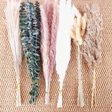 25-100件人造兔尾草春季裝飾品－波西米亞風仿真蘆葦草，適用於花瓶、婚禮、花園、情人節、居家客廳與辦公室裝飾 - YJLHS-mix - 查看 6