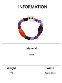 1件/3件小眾設計貓咪串珠手鍊，多巴胺配色分層手鍊，夏季度假風Y2K甜酷女款手鍊，日常通勤穿搭 - 串珠手鍊 - 查看 8