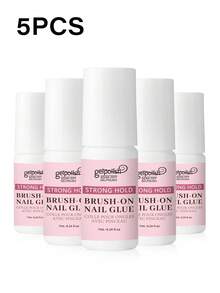 Super Strong Nail Glue, 6 Bottles/Set Fast Drying Nail Adhesive, Waterproof & Long Lasting, Suitable For False Nails - 7ml - View 14