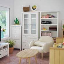1件迷你家具 書架 抽屜櫃 落地櫃 多層收納櫃 娃娃屋迷你家具模型 1:10比例 迷你場景家具模型裝飾 - 3種實木櫃子 - 查看 4
