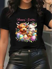 Women T-Shirts - Black - View 6