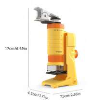 3-In-1 Handheld Portable Microscope Specially Designed For Kids, 60-120X Zoom STEM Educational Toy With Desktop Base & Phone Clip, Explore Micro World Of Outdoor Plants And Insects, Perfect Birthday & Christmas Gift For Boys Girls - Multicolor - View 3