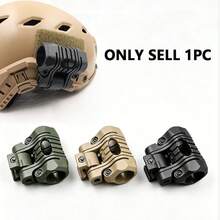 1pc FAST Rotating 5-Position Tactical Helmet Flashlight Mount, Flashlight Accessory - Multicolor - View 2